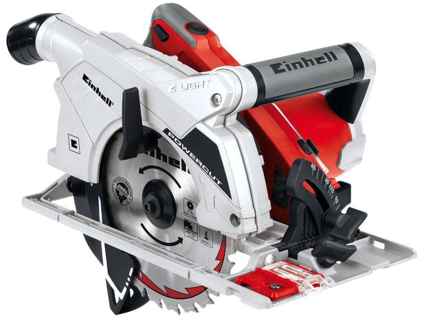 Serra Circular Einhell RT-CS 190/1 7 1/2” 1500W - 5500 RPM Punho Emborrachado Menor preço em Serra Circular Einhell RT-CS 190/1 7 1/2” 1500W - 5500 RPM Punho Emborrachado