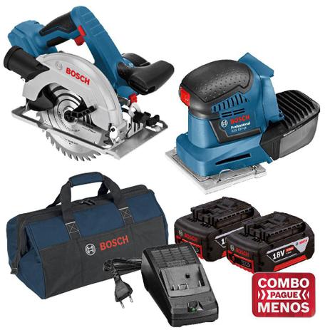 Serra Circular GKS 18V-57 e Lixadeira de Palma GSS 18V-10 a bat 18V - Bosch é boa?