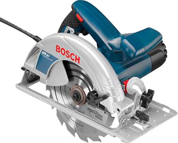 Serra Circular Manual GKS 67 Motor 1600W Bosch - 127V é boa?