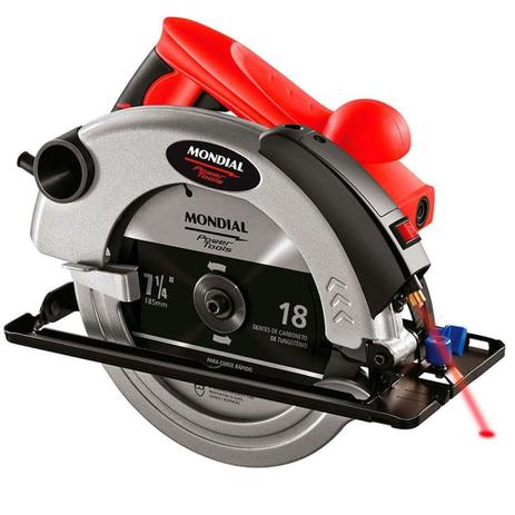 Serra Circular Mondial 7.1/4 1200W FSC-02 Vermelha/Preto 220V Menor preço em Serra Circular Mondial 7.1/4 1200W FSC-02 Vermelha/Preto 220V