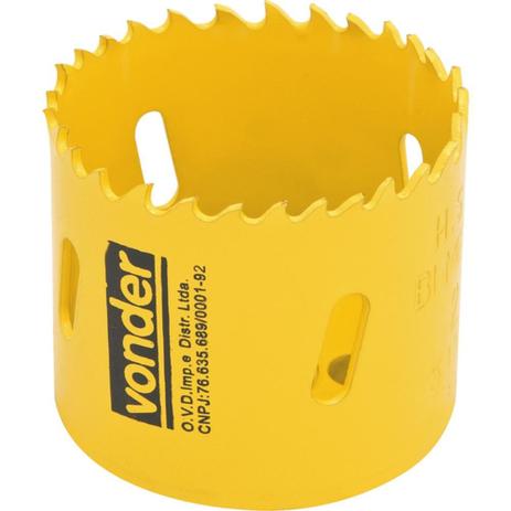 Serra copo bimetal 76 mm - 3 - Vonder Menor preço em Serra copo bimetal 76 mm - 3 - Vonder