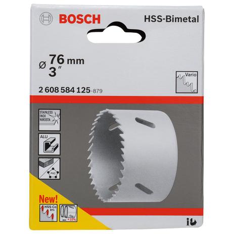 Serra Copo Bimetal Com Cobalto 76mm 3 Polegadas - 2 608 584 125 - Bosch Menor preço em Serra Copo Bimetal Com Cobalto 76mm 3 Polegadas - 2 608 584 125 - Bosch