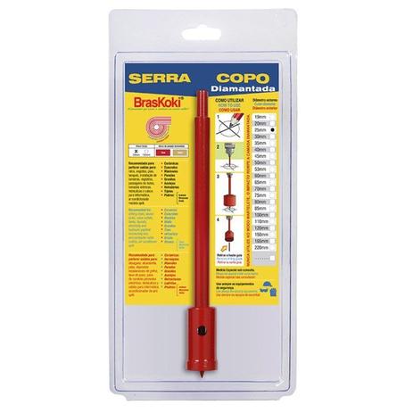 Serra Copo Diamantada 25mm KSC-25 - Braskoki Menor preço em Serra Copo Diamantada 25mm KSC-25 - Braskoki