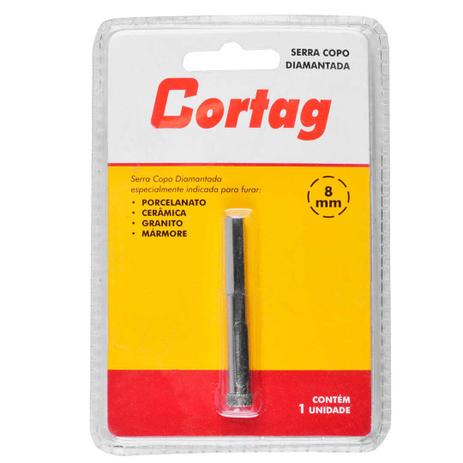 Serra Copo Diamantada 8Mm 60104 Cortag Menor preço em Serra Copo Diamantada 8Mm 60104 Cortag