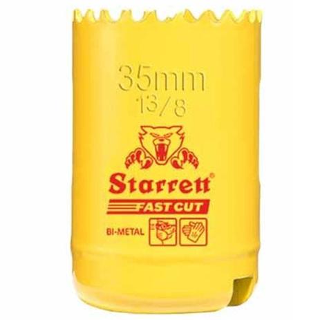 Serra Copo Fast Cut Bi-Metal 1.3/8 (35mm) - Starrett Fch0138-G Menor preço em Serra Copo Fast Cut Bi-Metal 1.3/8 (35mm) - Starrett Fch0138-G