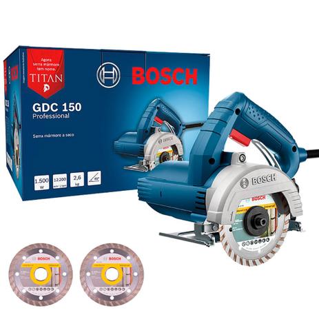 Serra Mármore Bosch Titan 5 Polegadas 1500W GDC150 Menor preço em Serra Mármore Bosch Titan 5 Polegadas 1500W GDC150