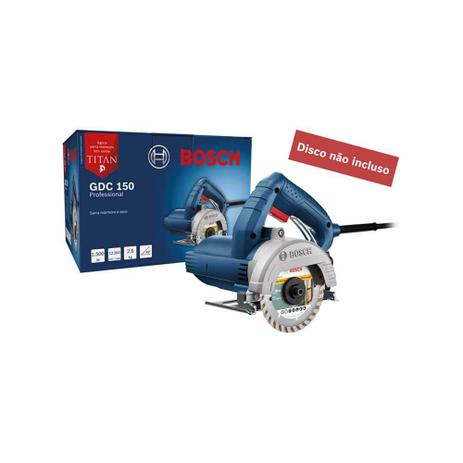 Serra mármore elétrica 220V 1500W GDC 150 Standard azul Bosch Menor preço em Serra mármore elétrica 220V 1500W GDC 150 Standard azul Bosch