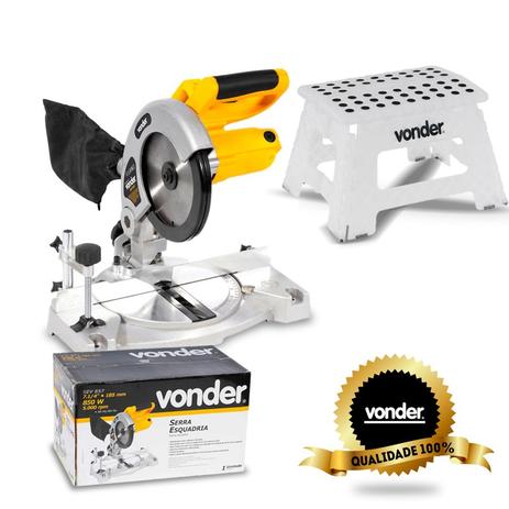 Serra Meia Esquadria 7.1/4 Sev857 Vonder 110v+ Banqueta é boa?