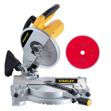 Serra Meia Esquadria Profissional 1500w Stanley 110v c/ disco 60 dentes Freud Menor preço em Serra Meia Esquadria Profissional 1500w Stanley 110v c/ disco 60 dentes Freud