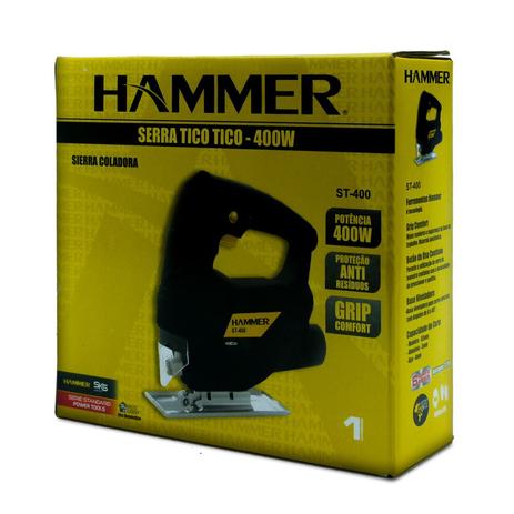Serra Tico Tico 400w Madeira Alumínio Aço Hammer 127v ST400 Menor preço em Serra Tico Tico 400w Madeira Alumínio Aço Hammer 127v ST400