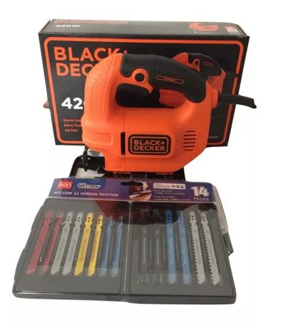 Serra Tico-tico 420w Black+decker-ks501 + Jogo Serra 110V - Blackdecker Menor preço em Serra Tico-tico 420w Black+decker-ks501 + Jogo Serra 110V - Blackdecker