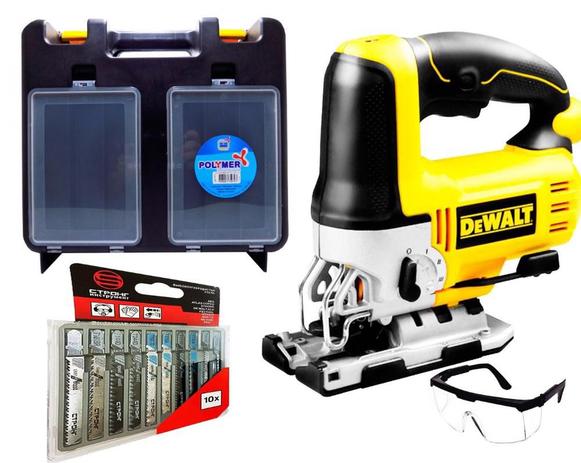 Serra tico tico maq. 500w 220v dewalt dw300-b2 + kit Menor preço em Serra tico tico maq. 500w 220v dewalt dw300-b2 + kit