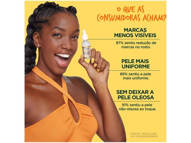 Sérum Facial Antimarcas Vitamina C Garnier Uniform & Matte - Garnier Skin