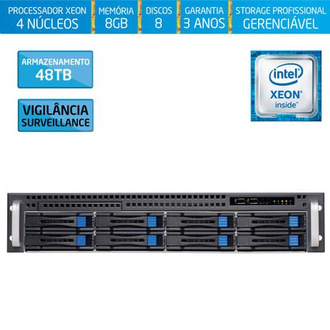 Servidor-Storage Silix X1200H8 V6 Intel Xeon E3 V6 3.0Ghz / 8GB / 48TB Vigilância / RAID / Hot-Swap Menor preço em Servidor-Storage Silix X1200H8 V6 Intel Xeon E3 V6 3.0Ghz / 8GB / 48TB Vigilância / RAID / Hot-Swap