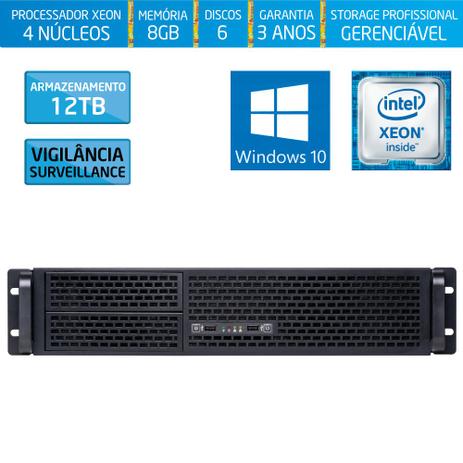 Servidor-Storage Silix X1200R Intel Xeon E3 V6 3.0 Ghz / 8GB / 12TB Vigilância / RAID / Win 10 Pro Menor preço em Servidor-Storage Silix X1200R Intel Xeon E3 V6 3.0 Ghz / 8GB / 12TB Vigilância / RAID / Win 10 Pro