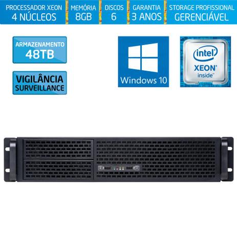 Servidor-Storage Silix X1200R Intel Xeon E3 V6 3.0 Ghz / 8GB / 48TB Vigilância / RAID / Win 10 Pro Menor preço em Servidor-Storage Silix X1200R Intel Xeon E3 V6 3.0 Ghz / 8GB / 48TB Vigilância / RAID / Win 10 Pro