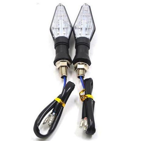 Seta Pisca Alerta Par Led Moto Universal Farol Peca Motocicleta (ZE-0067) - Turn signal Menor preço em Seta Pisca Alerta Par Led Moto Universal Farol Peca Motocicleta (ZE-0067) - Turn signal