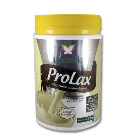 Shake Prolax Whey Protein  Fibras Soluveis baunilha 400g - Prosaúde é boa?