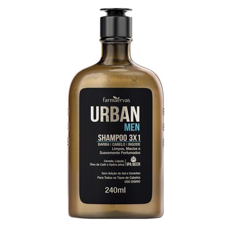 Shampoo 3 em 1 IPA - Urban Men Menor preço em Shampoo 3 em 1 IPA - Urban Men
