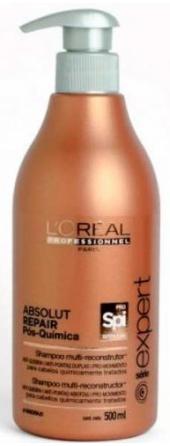 Shampoo Absolut Repair Pós Química Loreal 250ml ou 500ml ou 1,5l - Loréal é ruim? Shampoo Absolut Repair Pós Química Loreal 250ml ou 500ml ou 1,5l - Loréal é boa?