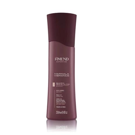Shampoo Amend Marsala Vibrance Realce da Cor - 250ml Menor preço em Shampoo Amend Marsala Vibrance Realce da Cor - 250ml