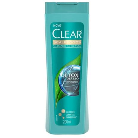 Shampoo anti caspa clear 200ml detox diário Menor preço em Shampoo anti caspa clear 200ml detox diário