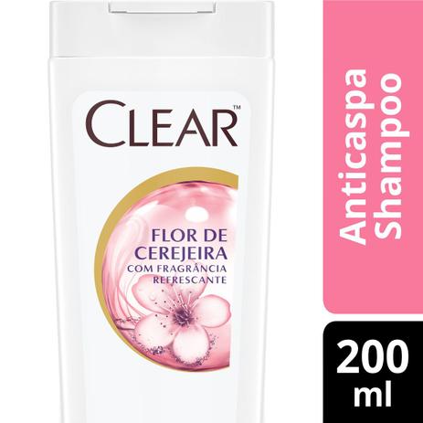 Shampoo Anti-Caspa Clear Women Flore de Cerejeira -200ml Menor preço em Shampoo Anti-Caspa Clear Women Flore de Cerejeira -200ml