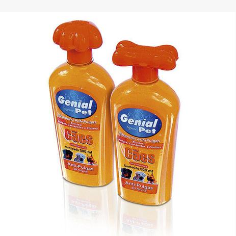 Shampoo Anti-pulgas Genial Pet 500ml Menor preço em Shampoo Anti-pulgas Genial Pet 500ml
