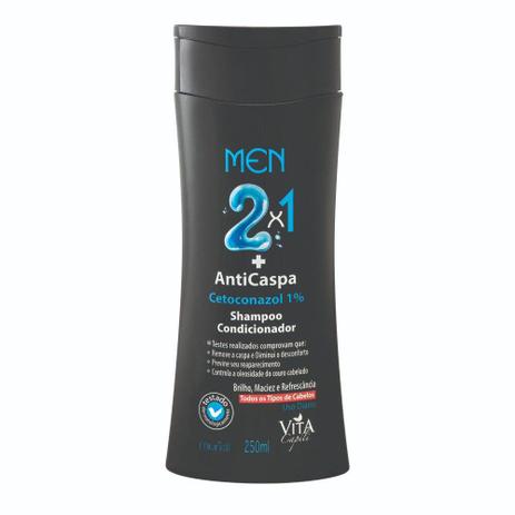 Shampoo AntiCaspa 2 em 1 Men Vita Capili 250ml Muriel é boa?