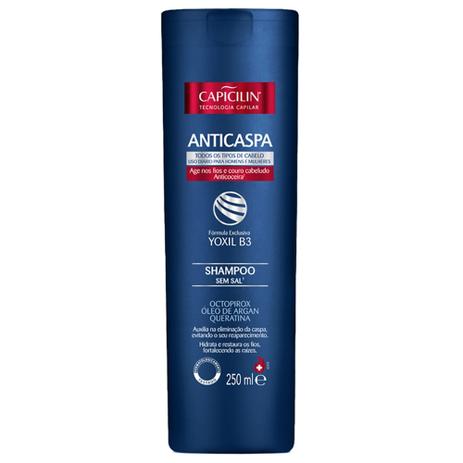 Shampoo Anticaspa Capicilin Revitalizante 250ml é ruim? Shampoo Anticaspa Capicilin Revitalizante 250ml é boa?