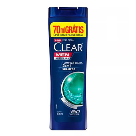 Shampoo Anticaspa Clear Ice Cool Menthol - Leve 400ml Pague 330ml é boa?