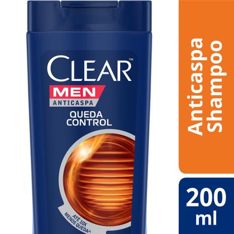Shampoo Anticaspa Clear Men Controle da Queda 200ml Menor preço em Shampoo Anticaspa Clear Men Controle da Queda 200ml