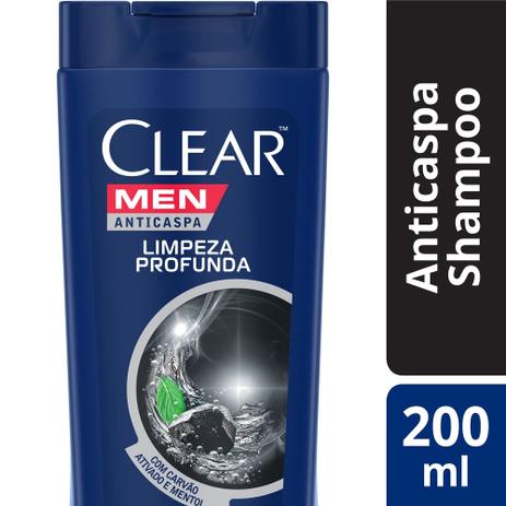 Shampoo Anticaspa Clear Men Limpeza Profunda 200ml é boa?