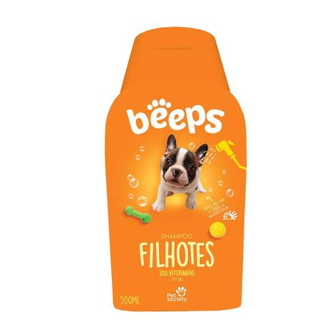 Shampoo Beeps Filhote 500ml - Pet Society Menor preço em Shampoo Beeps Filhote 500ml - Pet Society