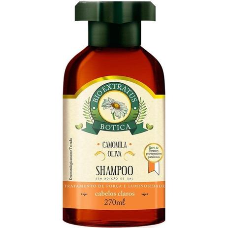 Shampoo Bio Extratus Botica Camomila 270ml Menor preço em Shampoo Bio Extratus Botica Camomila 270ml