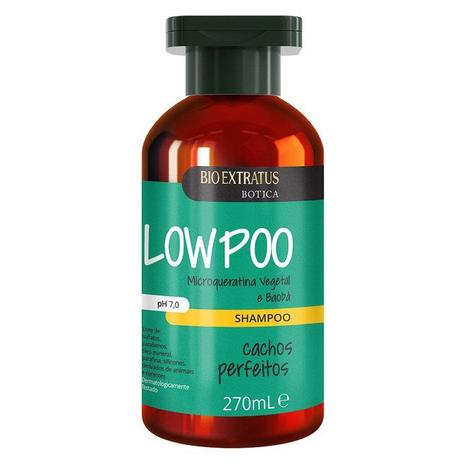 Shampoo Bio Extratus Botica Low Poo Cachos Perfeitos 270ml Menor preço em Shampoo Bio Extratus Botica Low Poo Cachos Perfeitos 270ml