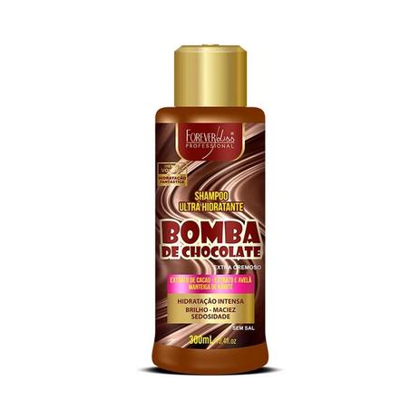 Shampoo Bomba de Chocolate Forever Liss 300ml Menor preço em Shampoo Bomba de Chocolate Forever Liss 300ml