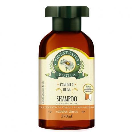 Shampoo Botica Camomila 270ml - Bio extratus Menor preço em Shampoo Botica Camomila 270ml - Bio extratus
