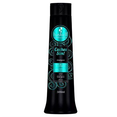 Shampoo Cachos Sim 500ml Haskell Menor preço em Shampoo Cachos Sim 500ml Haskell