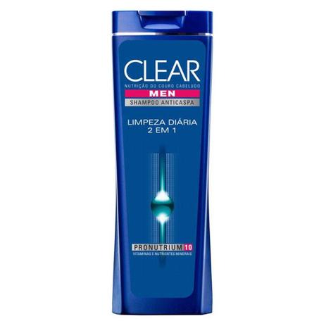 Shampoo Clear Men Anticaspa Limpeza Diária  2 em 1 com  200ml - Unilever é boa?