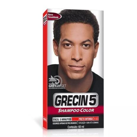 Shampoo Color Grecin 5 Preto Intenso Menor preço em Shampoo Color Grecin 5 Preto Intenso