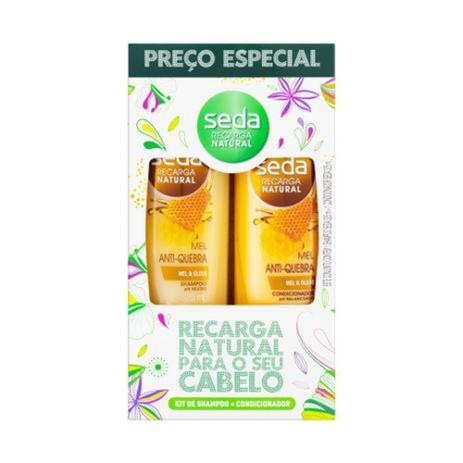 Shampoo + condicionador seda mel anti quebra 325ml - Unilever Menor preço em Shampoo + condicionador seda mel anti quebra 325ml - Unilever