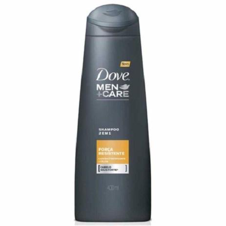Shampoo Dove Men Care 2 Em 1 Força Resistente 400Ml - Unilever Menor preço em Shampoo Dove Men Care 2 Em 1 Força Resistente 400Ml - Unilever