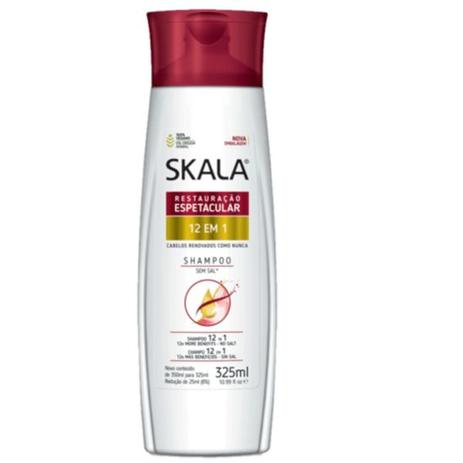 Shampoo e Condicionado Skala 12em1 350ml cada Menor preço em Shampoo e Condicionado Skala 12em1 350ml cada