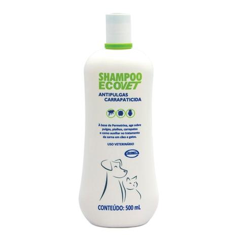 Shampoo Ecovet Antipulgas e Carrapaticida 500ml Menor preço em Shampoo Ecovet Antipulgas e Carrapaticida 500ml