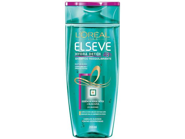 Shampoo Elseve Hydra Detox H1404446 - 200ml Menor preço em Shampoo Elseve Hydra Detox H1404446 - 200ml