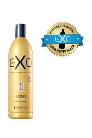 Shampoo EXO Hair Access 500ml (Anti-Resíduos) passo 1 Menor preço em Shampoo EXO Hair Access 500ml (Anti-Resíduos) passo 1