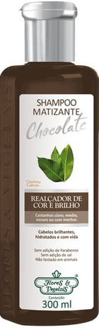 Shampoo Flores e Vegetais Matizante Chocolate 300ml Menor preço em Shampoo Flores e Vegetais Matizante Chocolate 300ml
