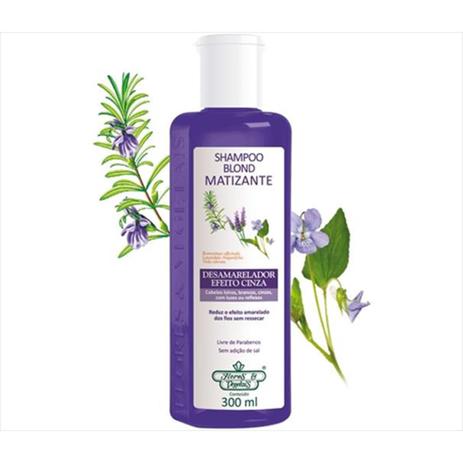 Shampoo Flores Vegetais Blond Matizante - 300ml Menor preço em Shampoo Flores Vegetais Blond Matizante - 300ml
