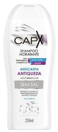 Shampoo Gota Dourada CapX Anticaspa Antiqueda Sem Sal 250ml Menor preço em Shampoo Gota Dourada CapX Anticaspa Antiqueda Sem Sal 250ml